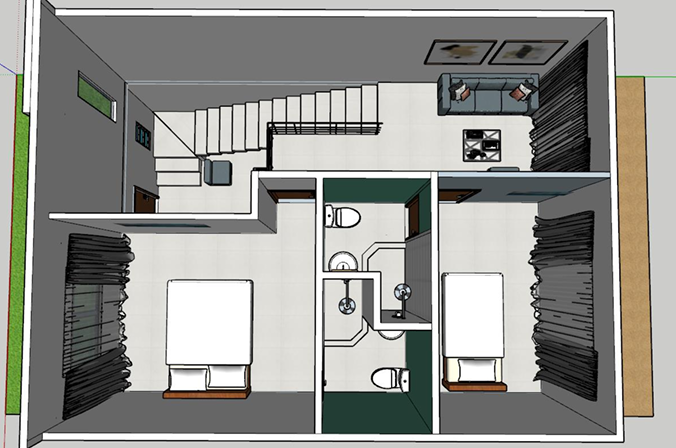 Simulación de iluminación en Dialux