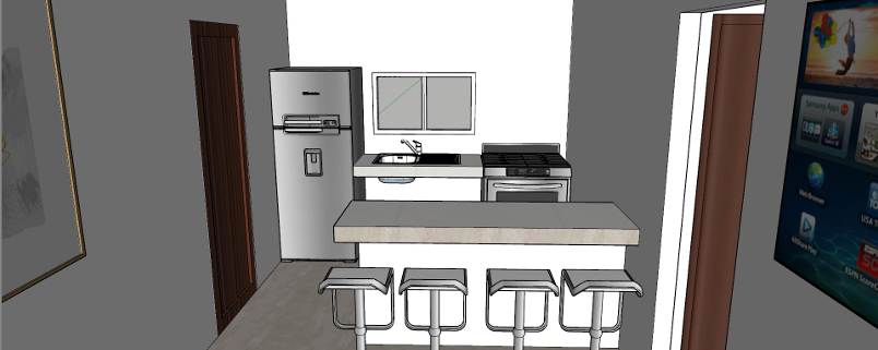 Casa Juliana sala y cosina